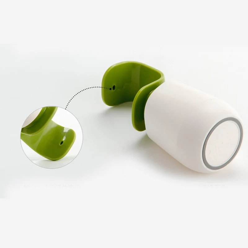 C Форма пресс-типа одной рукой Ванная комната Санузел мыло диспенсер для шампуня