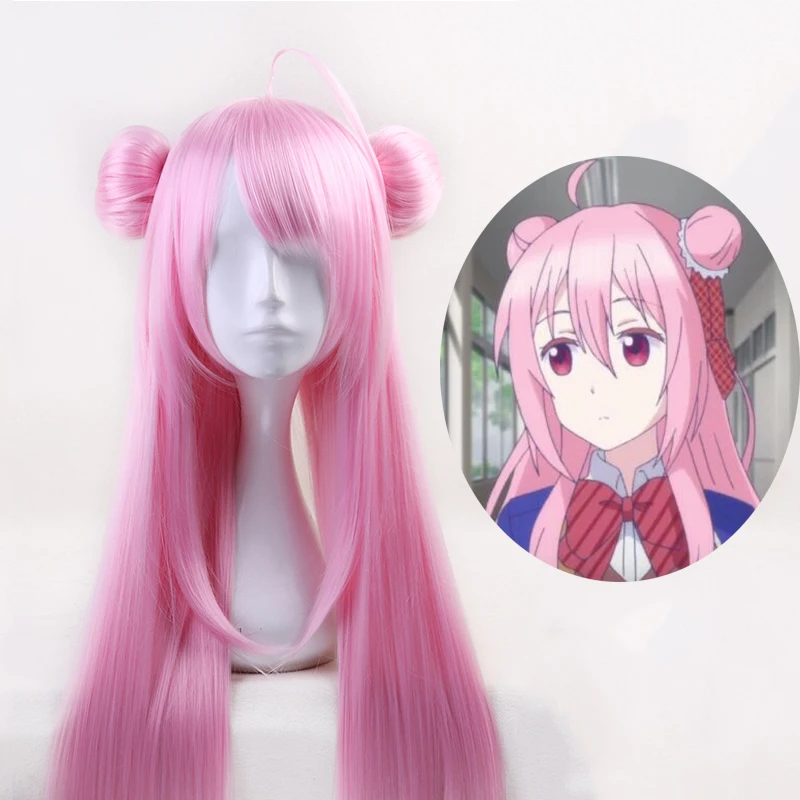 

Anime Happy Sugar Life Cosplay Wigs Satou Matsuzaka Cosplay Wig Heat Resistant Synthetic Wig Halloween Party White Sugar Garden