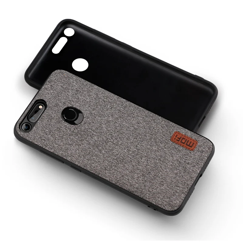 gray Чехол для honor view 20, MOFI, huawei, honor view 20, задний тканевый чехол, honor V20, полный Чехол, view 20, задний матовый чехол 6,4'' - Цвет: gray