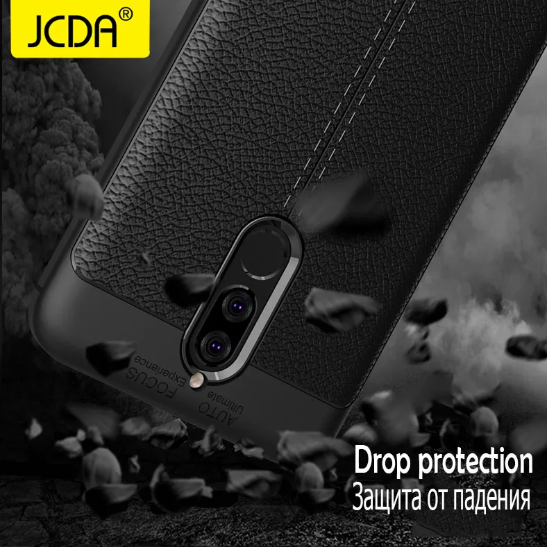 JCDA чехол для huawei Коврики 10 lite силиконовый противоударный ТПУ мягкий кожа крышка