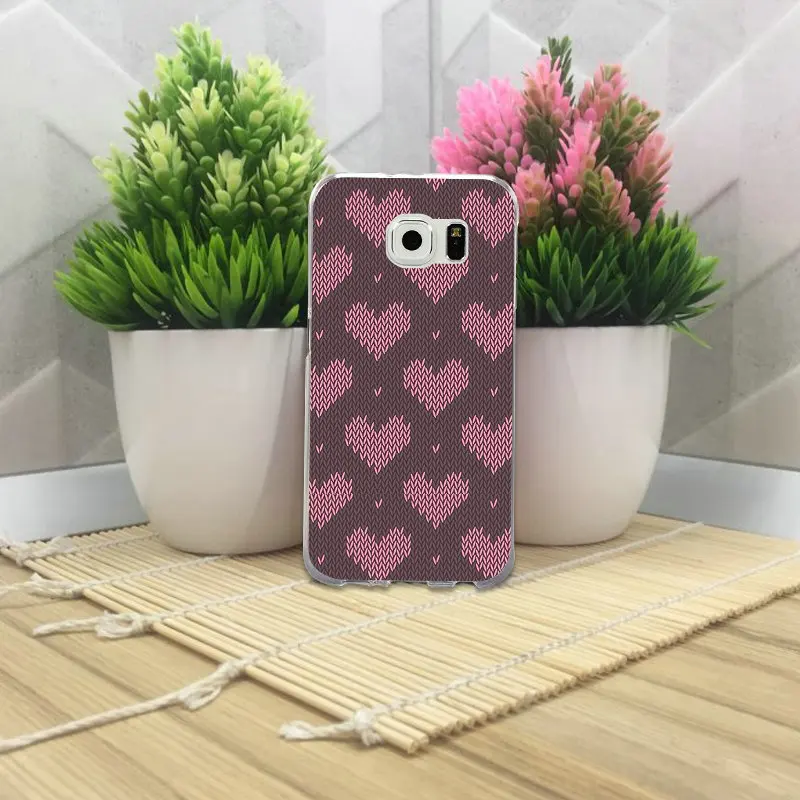 Цветной мягкий чехол из ТПУ с милым рисунком Свитера для Samsung Galaxy S3 S4 S5 Mini S6 S7 S8 S9 S10