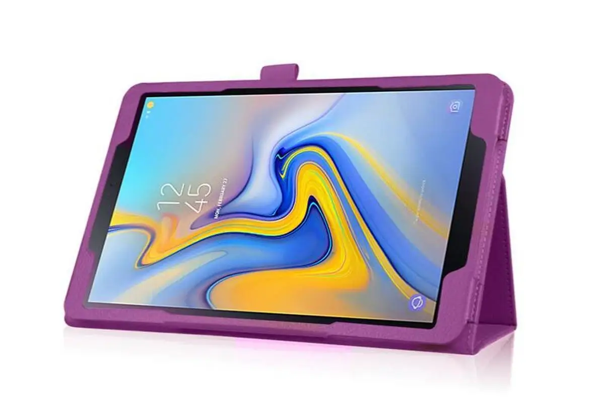 Чехол подставка для Samsung Galaxy Tab A 10 5 дюймов T590 T595 SM чехол планшета из кожи lichee