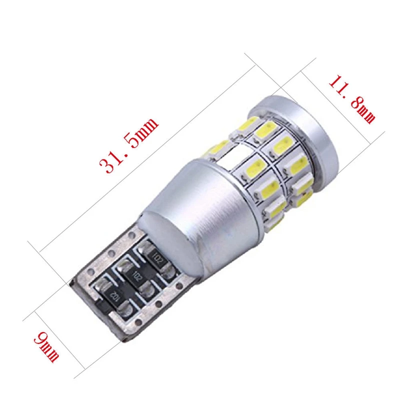 2x супер яркий 5 Вт 30SMD 3014 LED замена Can-Bus освещение светодиодные лампы белый свет |
