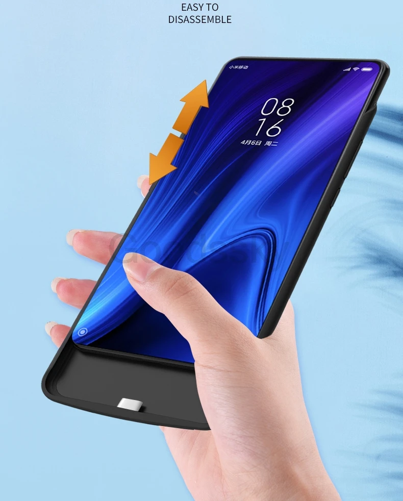 5000 мАч зарядное устройство чехол для Xiaomi Redmi K20 Pro портативная зарядка для путешествий внешний аккумулятор чехол для телефона чехол для Redmi K20 Pro Capa