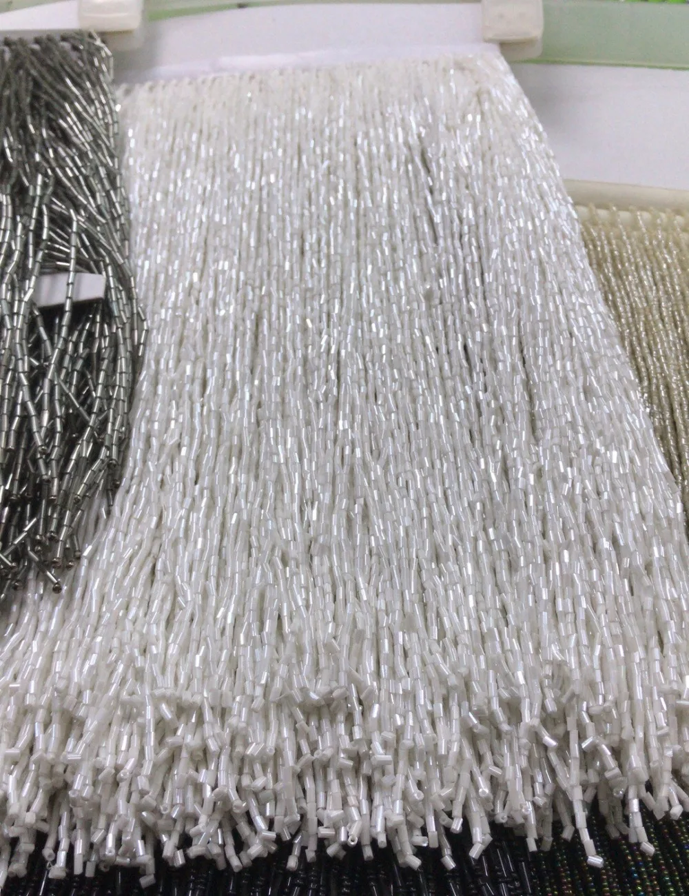 

beaded tassel fringe 25cm width SYJ-61928 for decoration dress/fashion designer