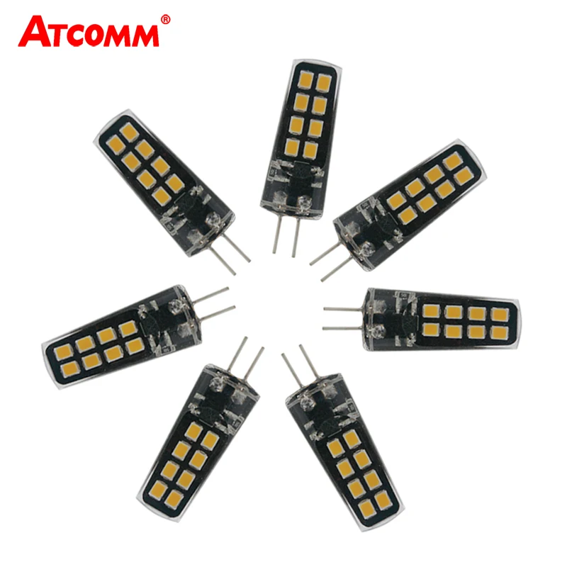3 Вт COB LED G4 лампа 12В 24В SMD 2835 16leds Высокий люмен без мерцания Led диодный прожектор