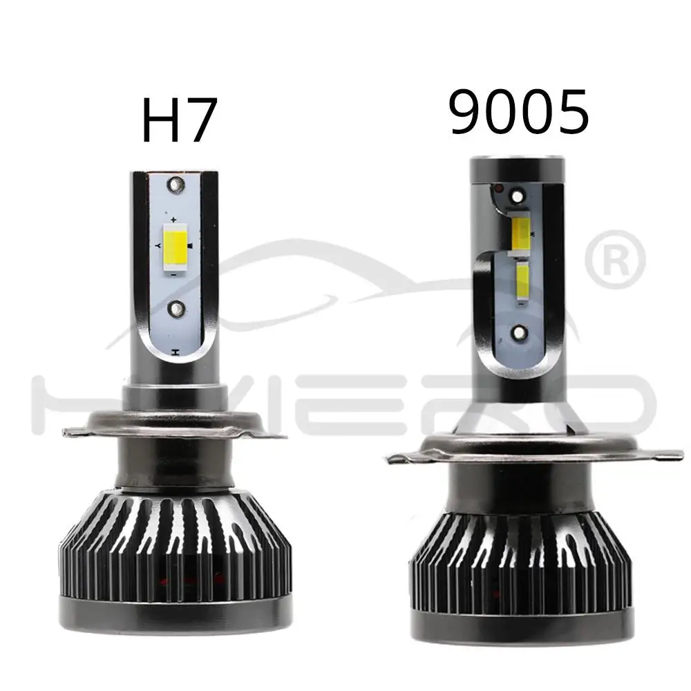 2X K1 Led 9012 H16 H8 60 Вт 7200Lm автомобильная светодиодная передняя лампа авто мобильный налобный противотуманный светильник 6000K автоматический светильник ing HID светильник Blubs