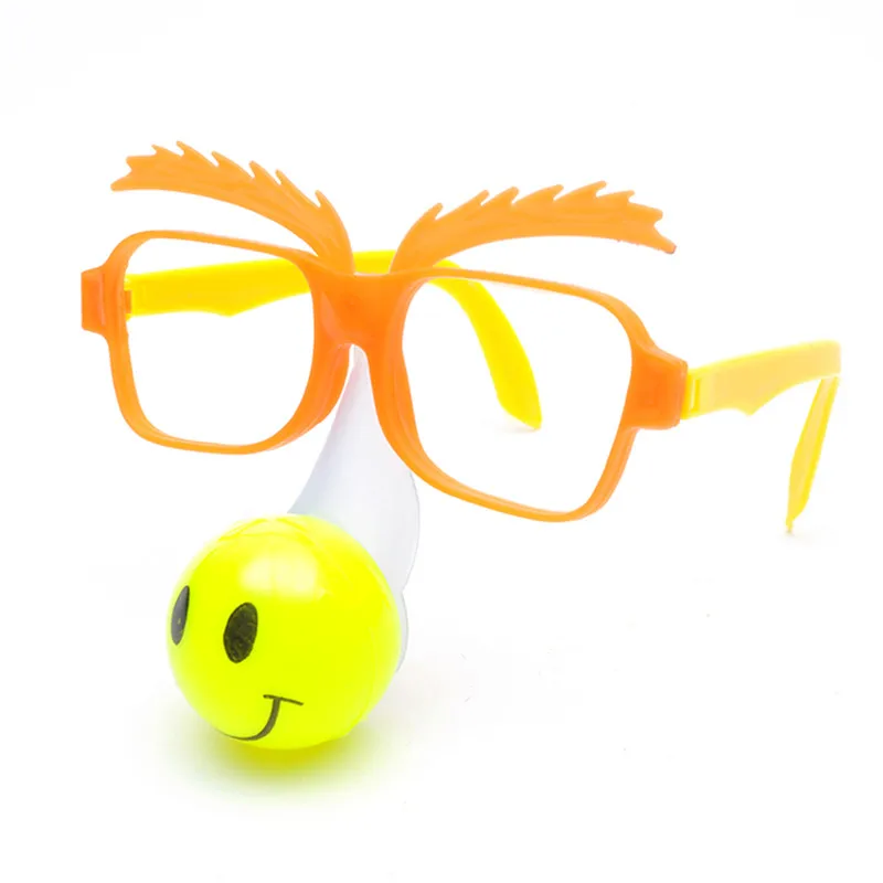 10 шт./лот детская мигающая светодиодная маска клоуна и очки комбинированные