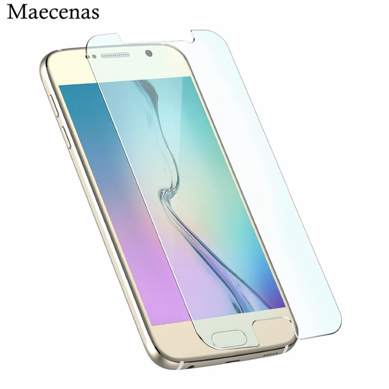 2PCS sFor Glass Samsung Galaxy S6 Screen Protector Tempered For Protective Film G920 | Мобильные телефоны и аксессуары