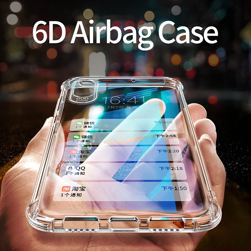 MSVII Transparent Case for Xiaomi Mi8 SE Explorer Crystal Back Cover Mi 8 Airbag Cases Full Protection MI |