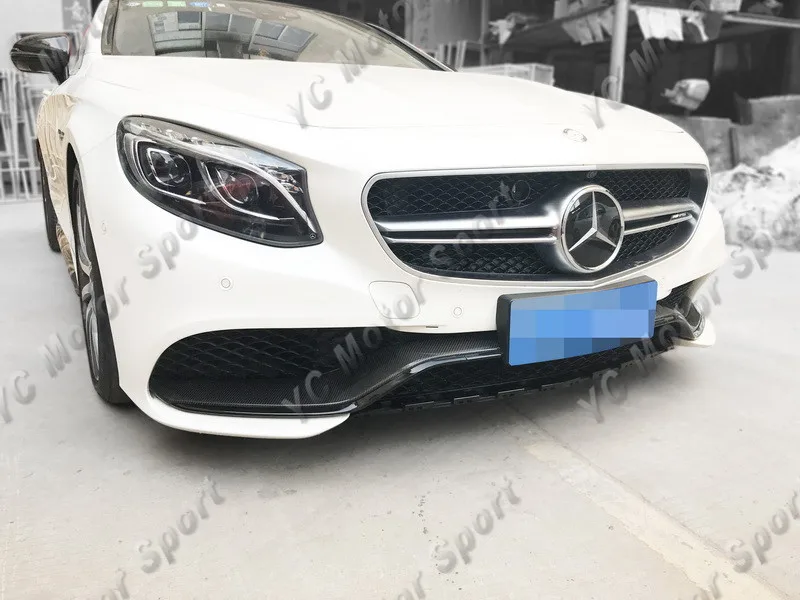 Автомобильные аксессуары из углеродного волокна OEM стиль передний бампер утка с
