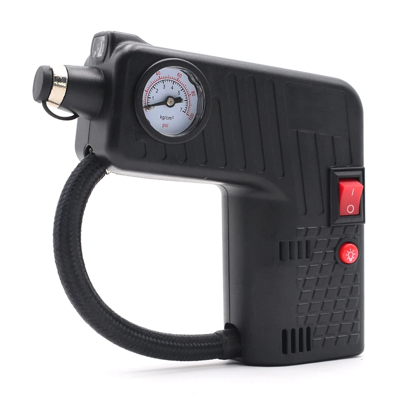 

12V Car Electric Air Compressor Tire Inflator Pump For Auto Car Motorcycle Bicycle Tire Repair Tool 100 PSI Tire Pressure Check
