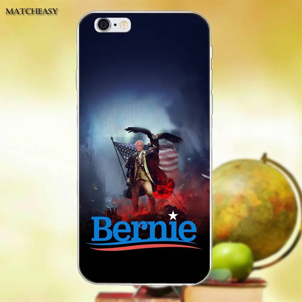 Чехол для Apple iPhone X XS Max XR 4 4S 5 5C SE 6 6S 7 8 Plus из ТПУ Bernie Sanders | Мобильные телефоны и