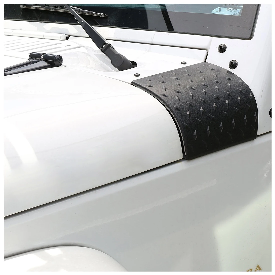 1 пара прочный корпус капота броня для 2007 2017 Jeep JK Wrangler & Unlimited Black|Лифчики| |