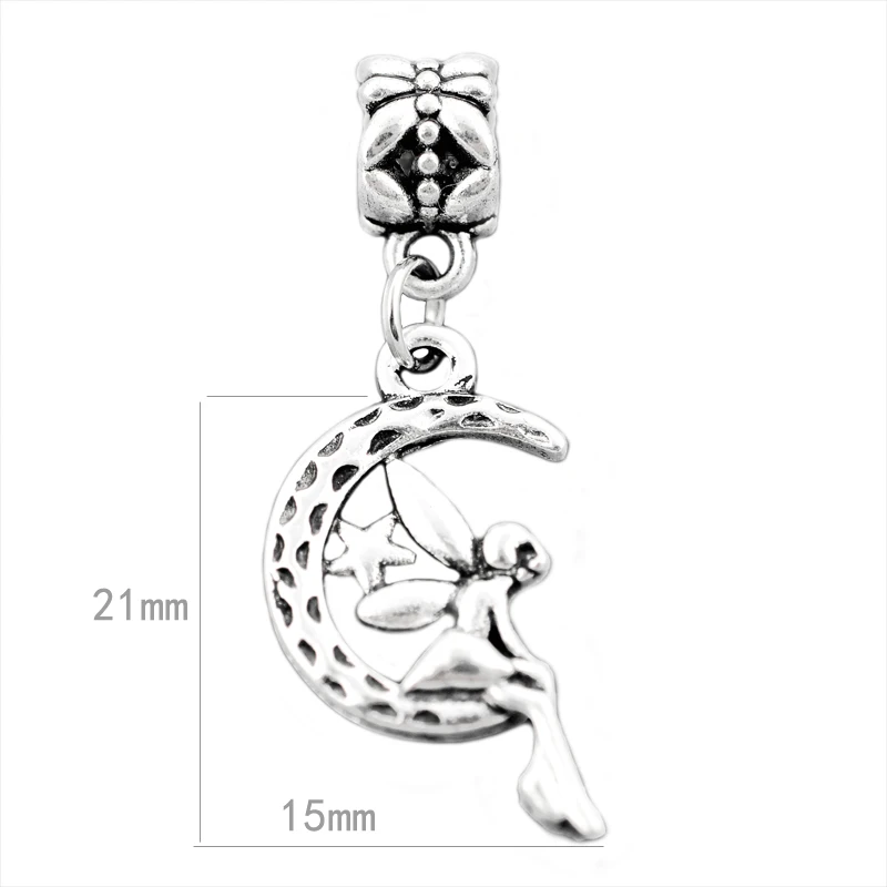 Серебряная Луна Cynthia искусственная бусина подходит для браслетов Pandora