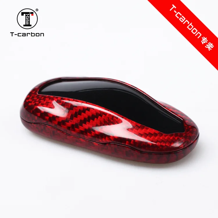 For Tesla Car Key Case Really Carbon Fiber Shell Protective | Автомобили и мотоциклы