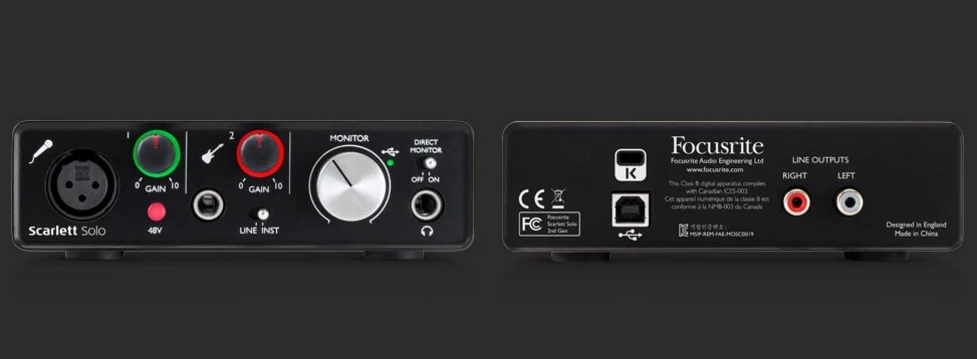 ISK BM-800 микрофон и Focusrite Scarlett Solo 2nd gen 2 Вход 2 Выход USB аудио интерфейс звуковая карта для записи микрофона