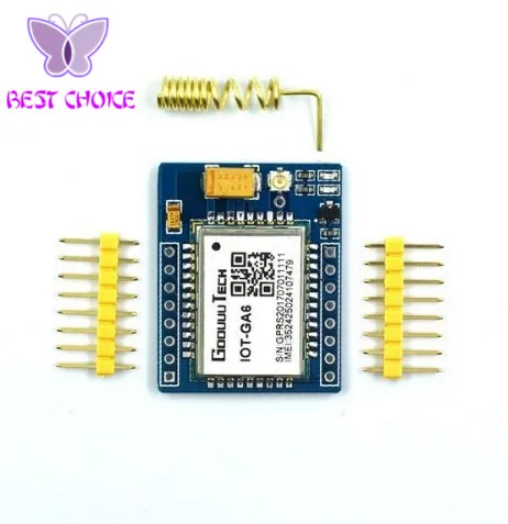 10 шт. мини A6 GPRS комплект GSM беспроводной модуль расширения антенна