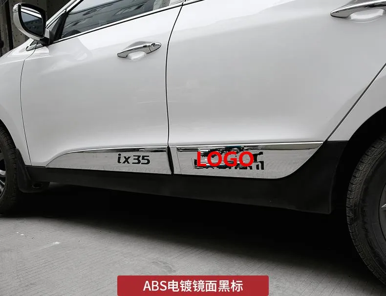 Для hyundai ix35 2009- автомобильный Стайлинг ABS Хромированная накладка молдинги боковой двери украшения для hyundai ix35 2009