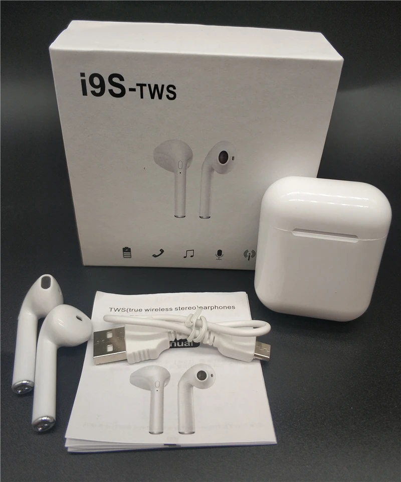 Универсальные I9S tws Mini Bluetooth 5 0 Беспроводные наушники гарнитуры для IPhone samsung S6 S8 +