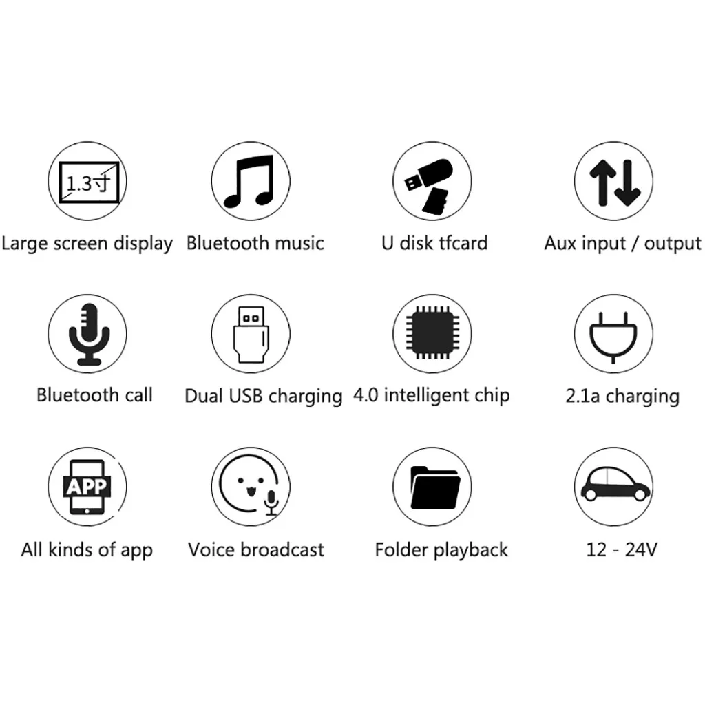 12-24V большой экран дисплей Напряжение двойная кнопка автомобильный Bluetooth MP3 FM передатчик Aux автомобильное зарядное устройство комплект Usb для iphone#30