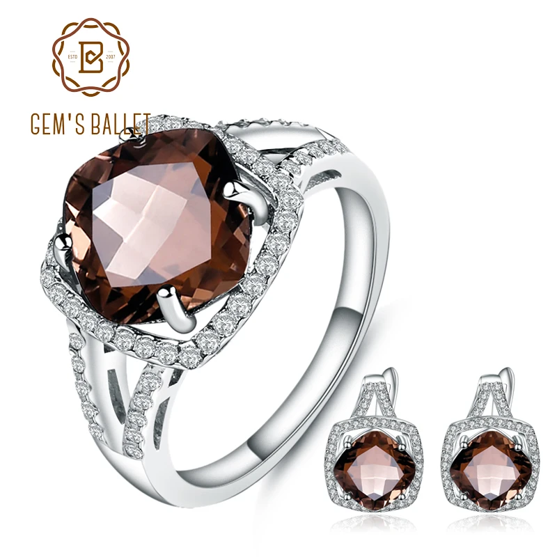 Набор украшений для женщин GEM'S BALLET набор из серебра 925 пробы с