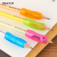 4pcsbag thumb cover children students stationery pencil holding practise device for correcting pen holder postures grip