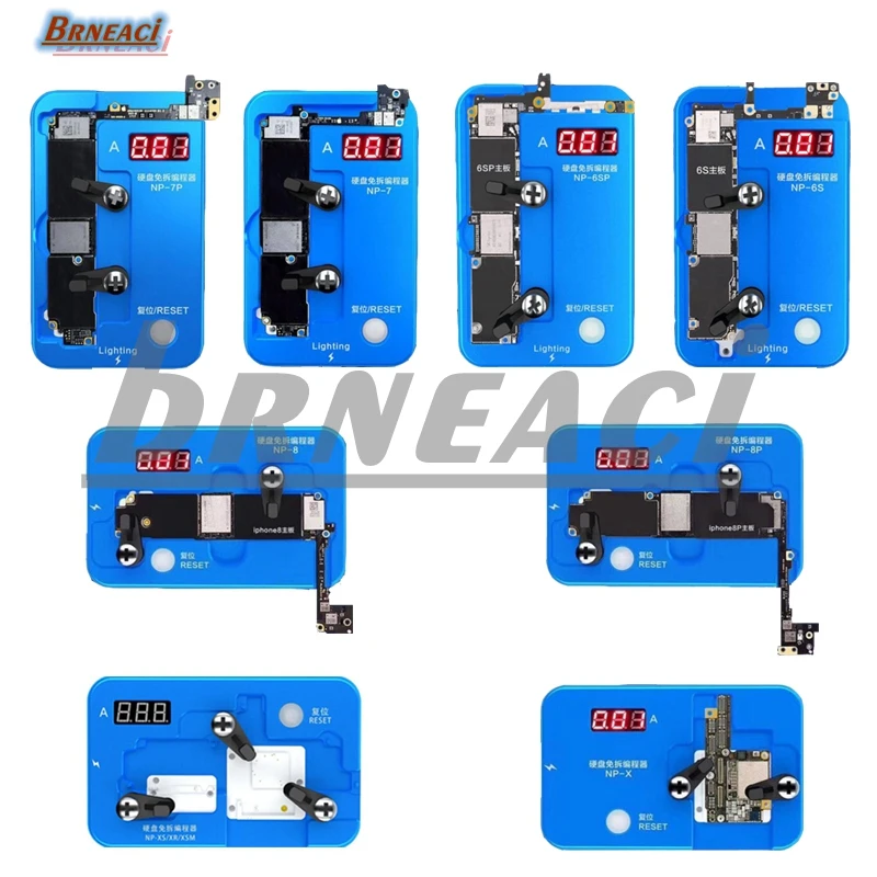 brneaci JC hard disk programmer high efficiency one-key read and write for iPhone 6S/6SP/7/7P/8/8P/X/XS/XR/XSMAX latest editor |