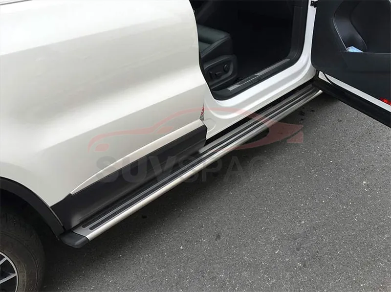 Алюминий подходит для Volkswagen Tiguan 2010 2011 2012 2013 2014 2015 2016 боковая ступенчатая Беговая