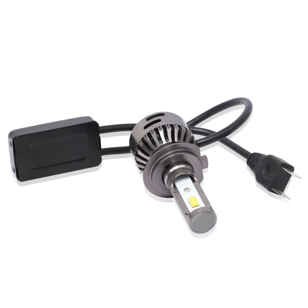 Aslent Новый H7 светодиодный объектив 55 Вт/лампа 20000LM 6500 LED Canbus Error Free H4 H11 H8 H1 HB3 9005 HB4 9006