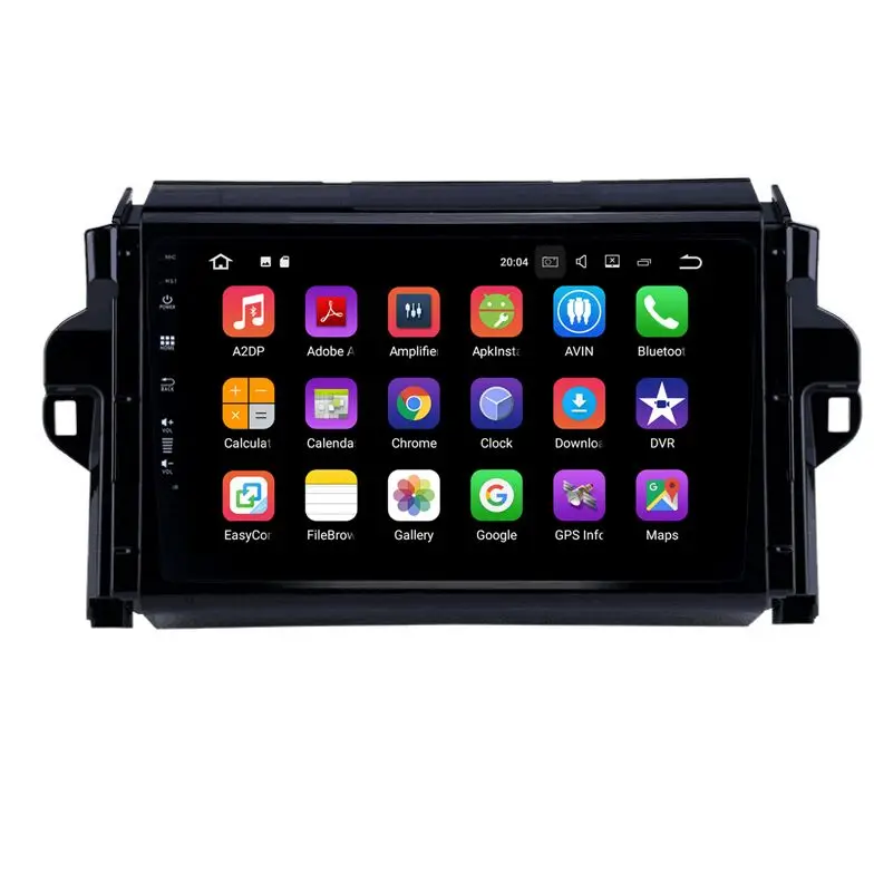 9-дюймовый автомобильный dvd-плеер на основе Android для Toyota Fortuner 2016-с радио gps