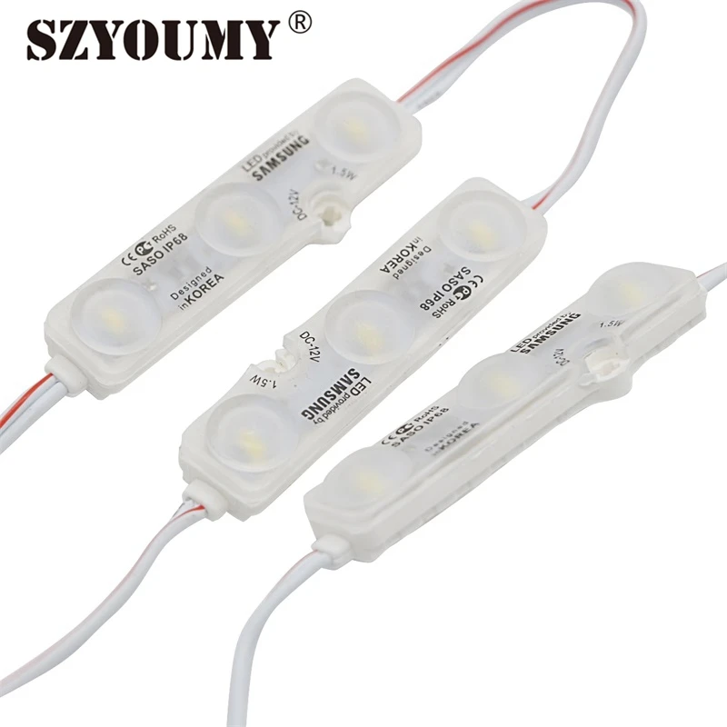 SZYOUMY 800 шт. светодиодный модуль световой знак SMD 5730 IP68 Водонепроницаемый