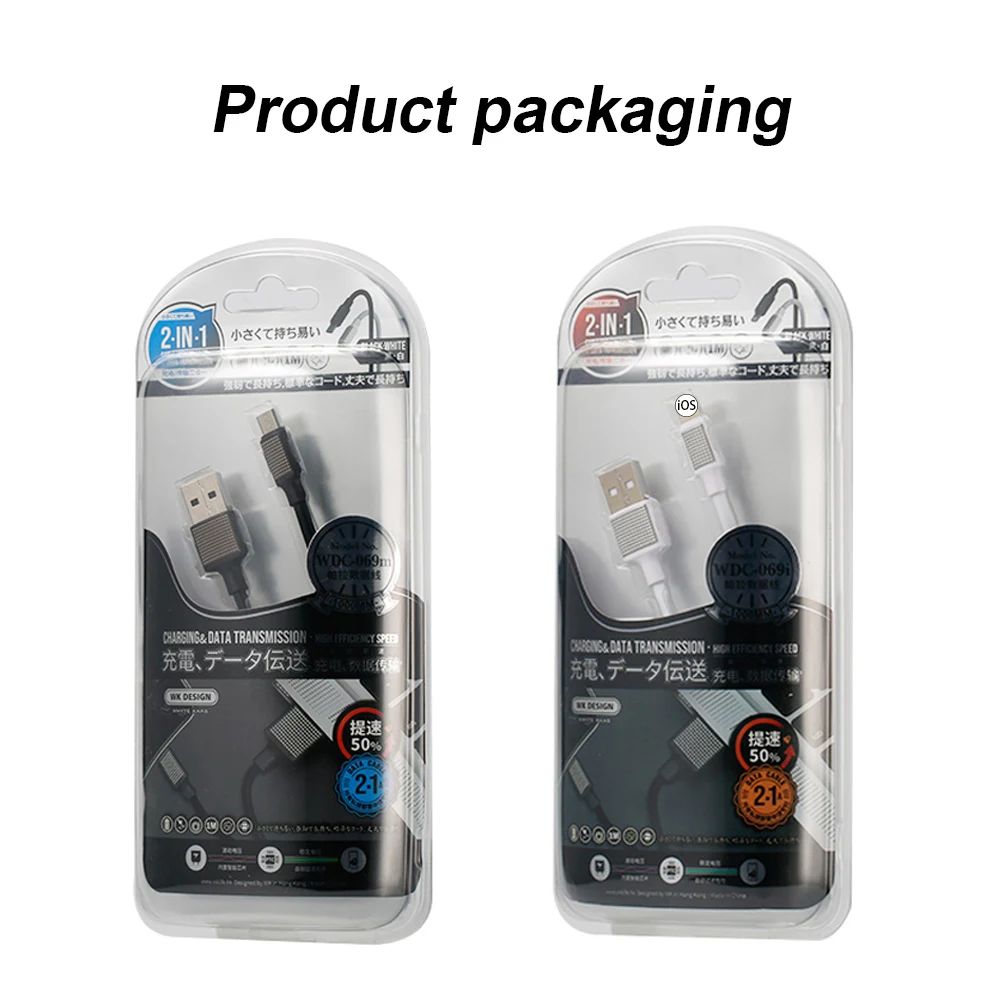 WK Micro USB кабель 2.1A Высококачественный для быстрой зарядки Samsung Xiaomi LG Tablet Android