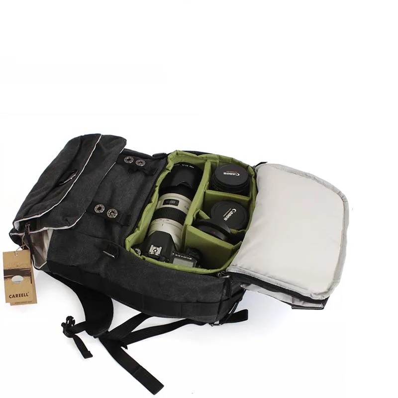 careell c003 dslr camera bag high quality backpack professional anti theft outdoor men women backpack for canonnikon camera free global shipping