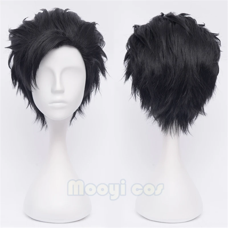 Haikyuu! Kuroo Tetsurou косплей парик 35 см короткие прямые термостойкие синтетические