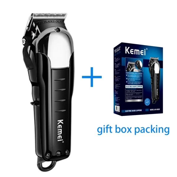 Black with gift box 100-240 В kemei 9 Вт Мощный триммер для собак профессиональные кусачки для животных Электрический станок для бритья шерсти домашних животных стрижка волос для кошек - Цвет: Black with gift box
