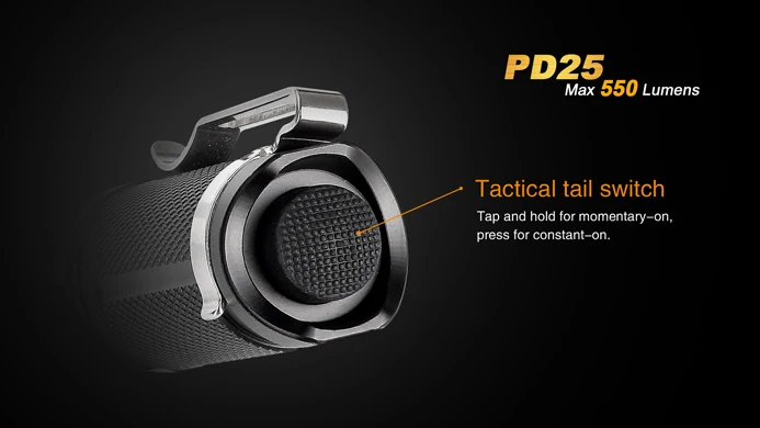 Новинка 2015 FENIX PD25 фонарик Cree XP L (V5) светодиодный 5 режимов Max 550 люмен