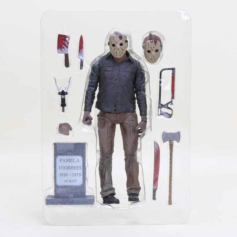 Экшн фигурка NECA Пятница 13 е Памела вурхисс финальная глава с маской пила топор
