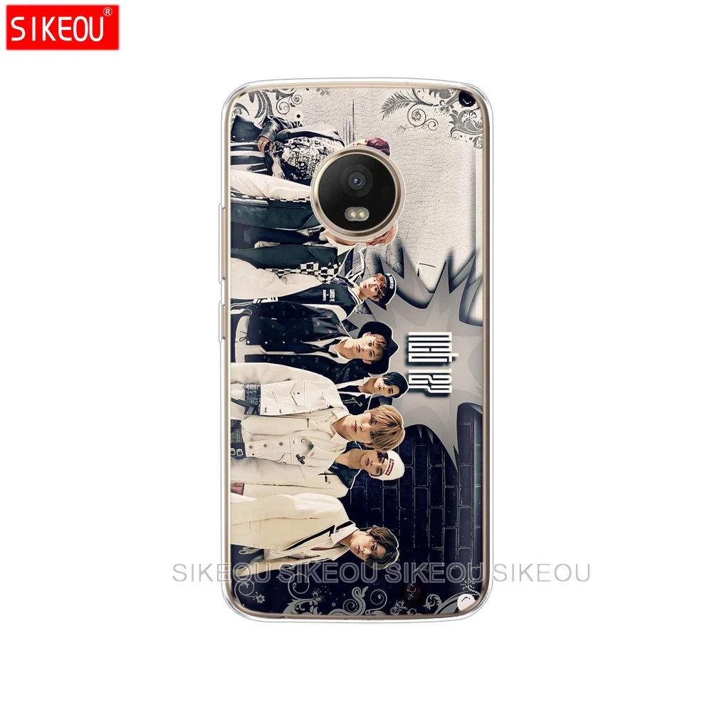 Силиконовый чехол для телефона Motorola Moto G6 G5 G5S Z2 Z3 PLAY PLUS X4 E4 E5 C NCT 127 Kpop Boys|Бамперы| |