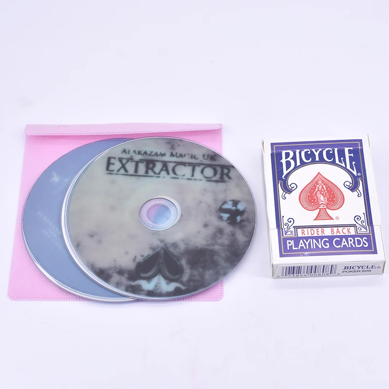 Extractor (gimick + DVD) магические трюки крупным планом Magia карты в карман магии ментализм