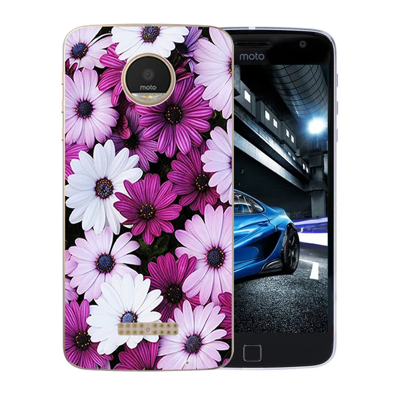 Чехол для телефона Motorola Moto Z Play с вулканическим узором прозрачный чехол X 4 XT 1635-03
