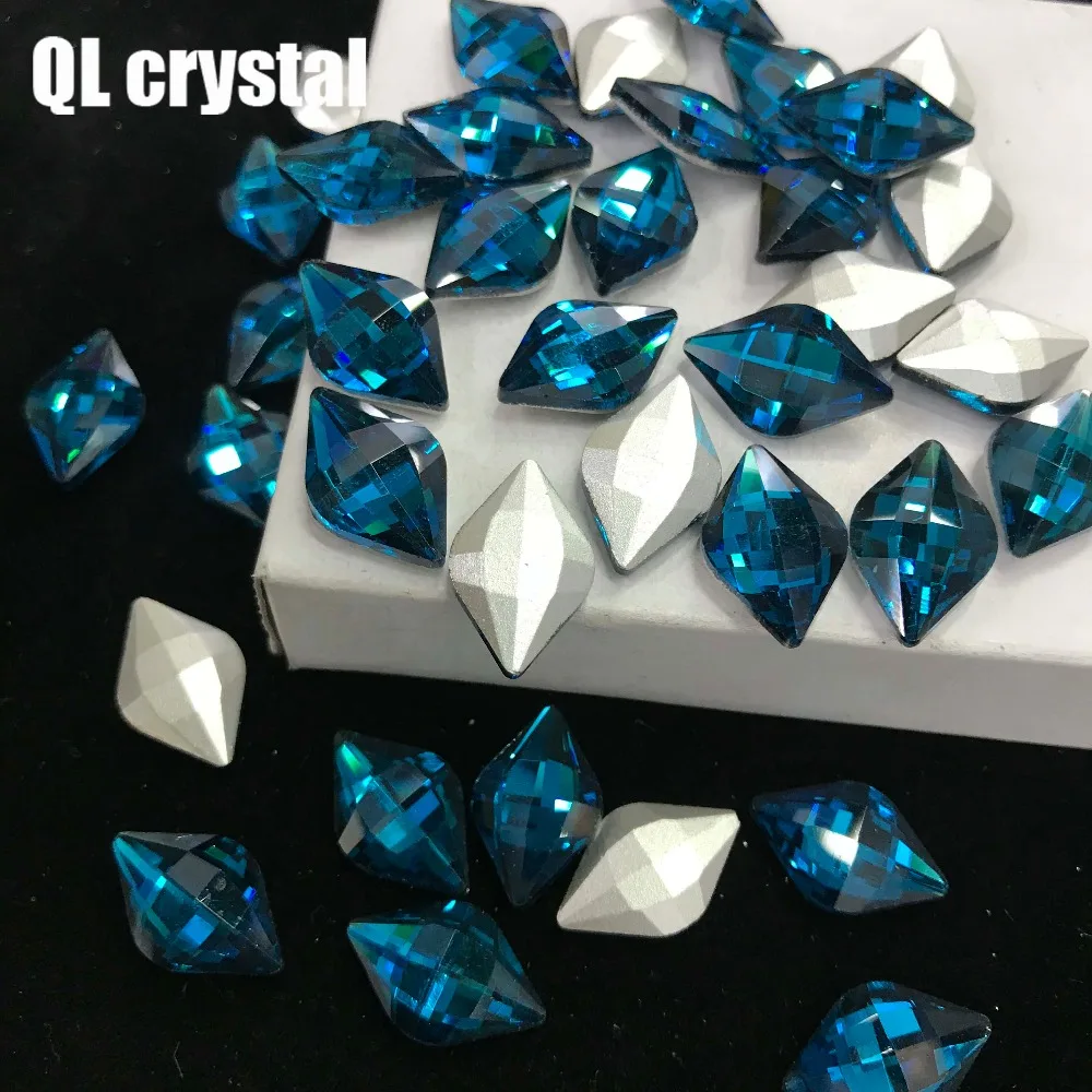 QL кристалл все размеры Американский футбол Pointback горный хрусталь Высокое