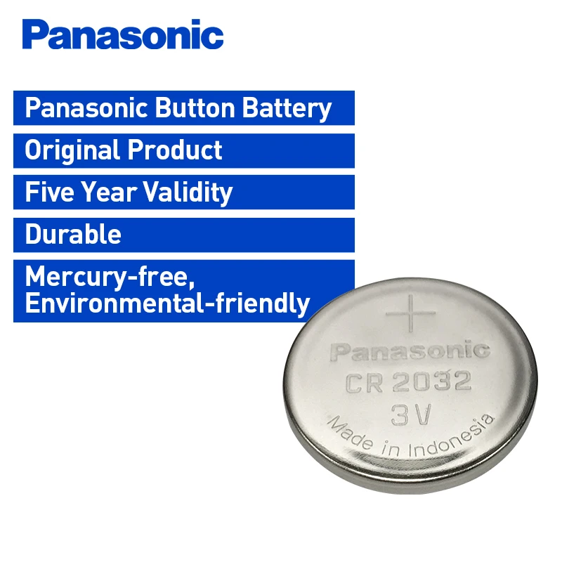 Panasonic 10 шт./лот cr 2032 кнопочные батареи 3 В литиевая батарея для часов с пультом дистанционного управления калькулятор cr2032