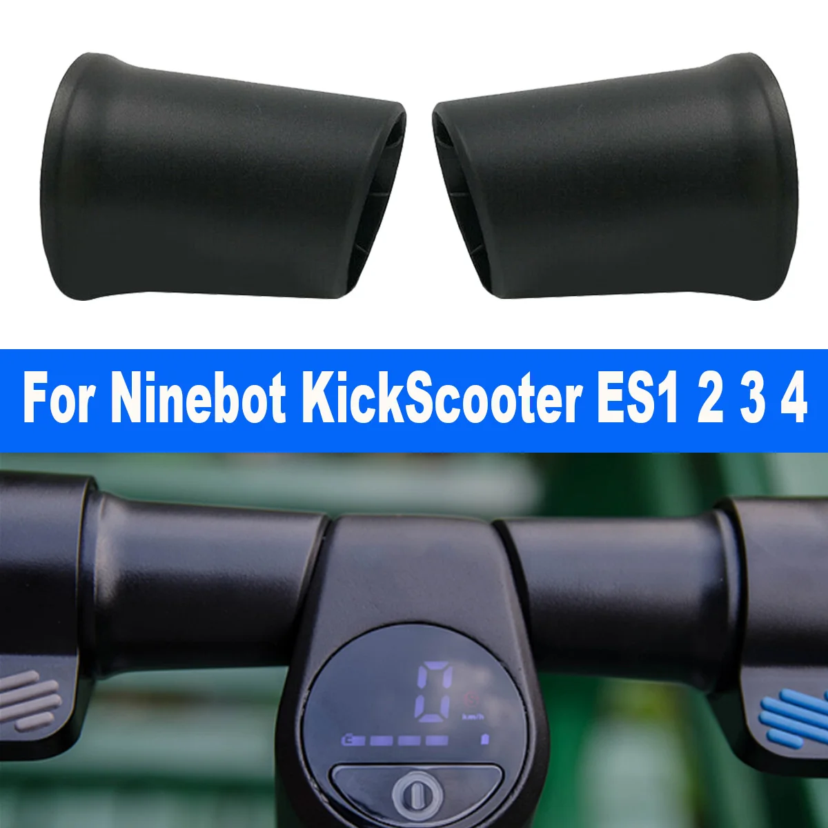 Головной убор руля прошивка для Ninebot Kickscooter ES1 ES2 ES3 ES4 Запчасти для электрического скутера левый и правый руль аксессуары