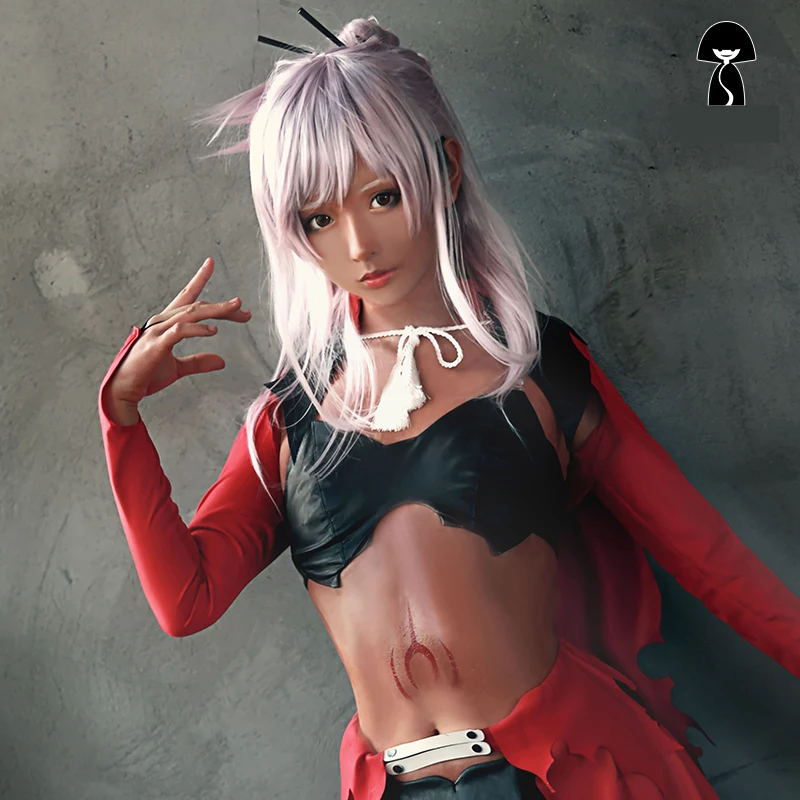 В наличии Fate/kaleid liner Illyasviel Von Einzbern Карнавальный Костюм Черное великолепное платье