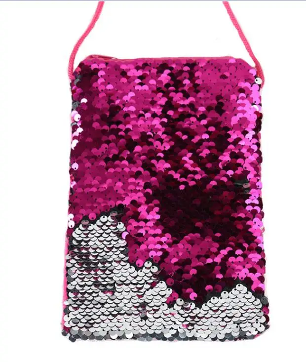 hot pink Модные женские сумки-мессенджеры с блестками, женские сумки для телефона, блестящие панельные маленькие сумки через плечо, конверты, сумка для девочек, подарочная сумка - Цвет: hot pink