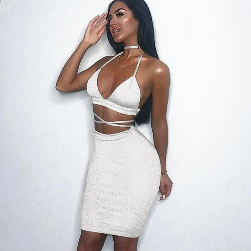 Женское платье с v образным вырезом и разрезом на шее сексуальное открытой спиной