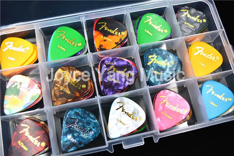 100 шт жемчужный целлулоид акустическая электрогитара медиаторы + 1 большой