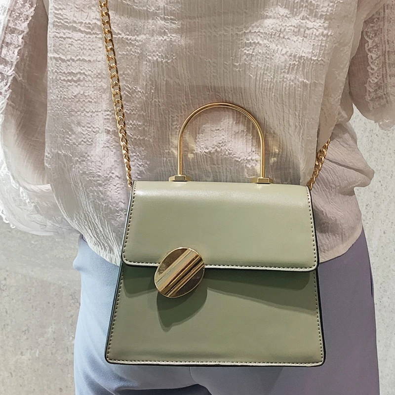 Элегантная женская сумка тоут с металлическим кольцом новинка 2019 дизайнерская