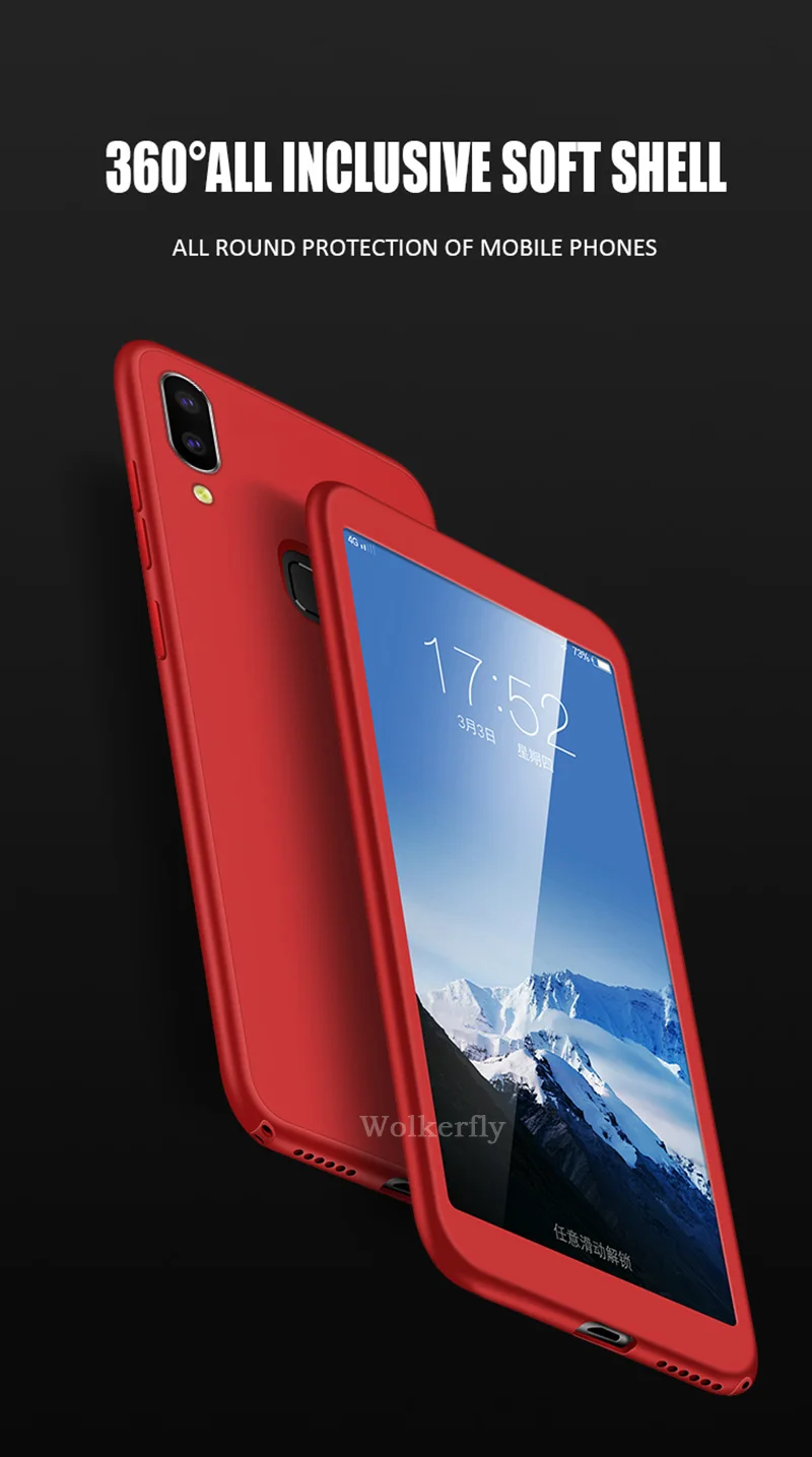360 силиконовый чехол для телефона для Xiao mi redmi Note 7 6 Pro 5 pro 5 Plus mi 9 8 se A2 mi 8 lite A1 5X 6X pocophone F1 полное покрытие
